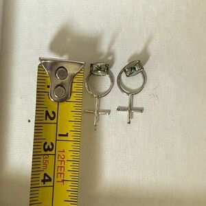 Minimalist Silver Venus Earrings